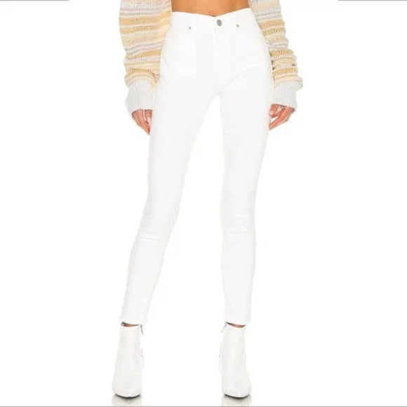 Hudson Jeans Jeans Hudson Womens Barbara High Waist White